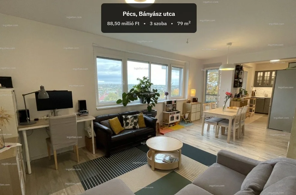 Kiadó panel lakás Pécsen